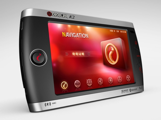 Illustration for article titled Thinkware iNAVI K2 GPS Makes Navigation Look Like a Game